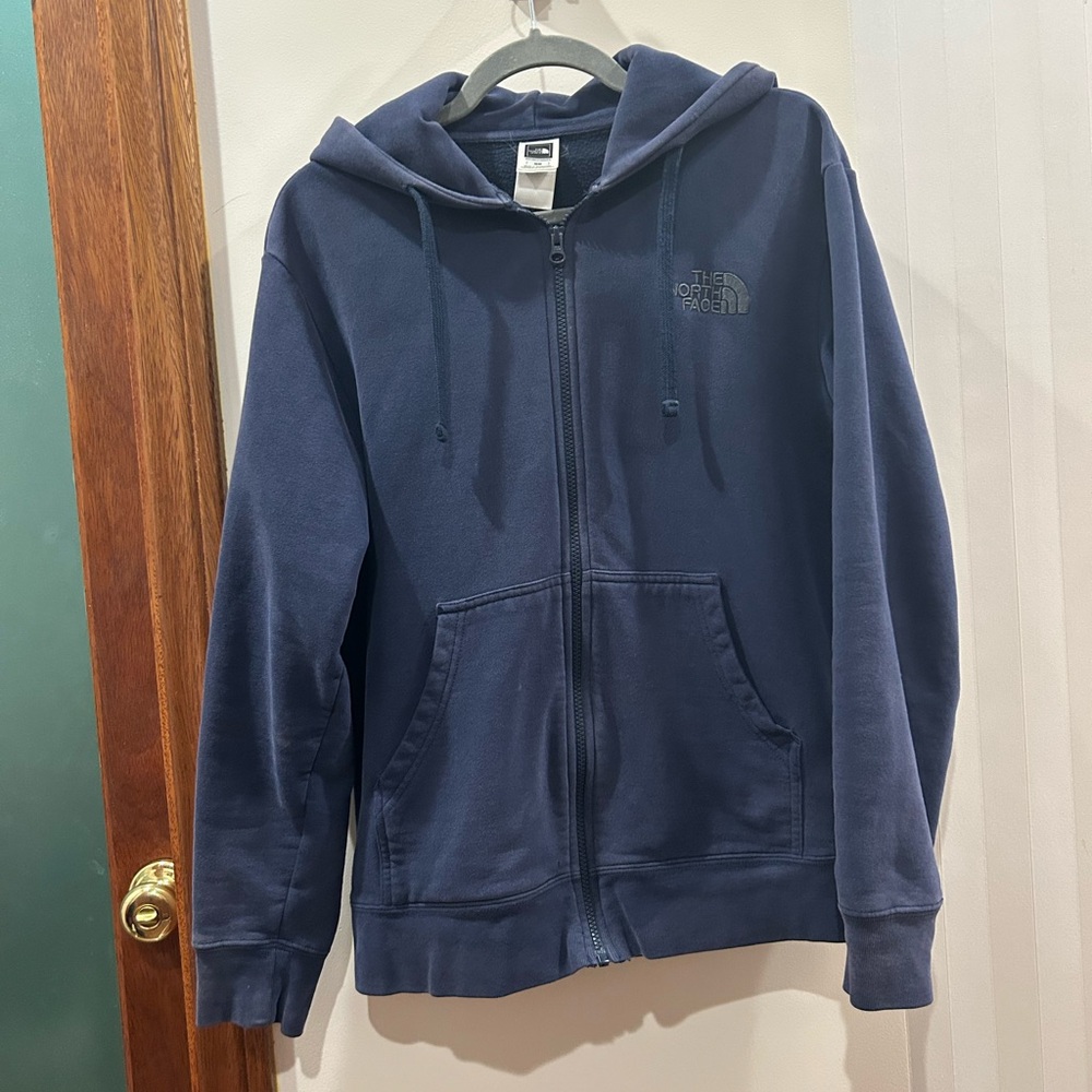 The North Face Dark Blue Full-Zip Jacket, size M